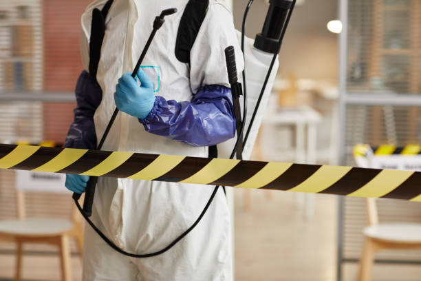 Professional Biohazard technician working in Mona, UT